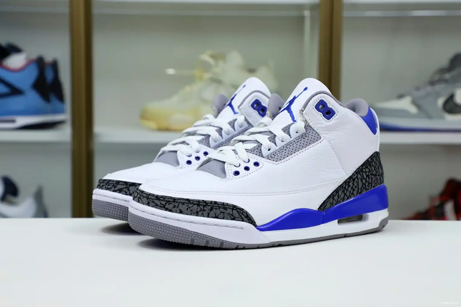 AIR JORDAN 3 RETRO 'RACER BLUE' Kimikick 0603